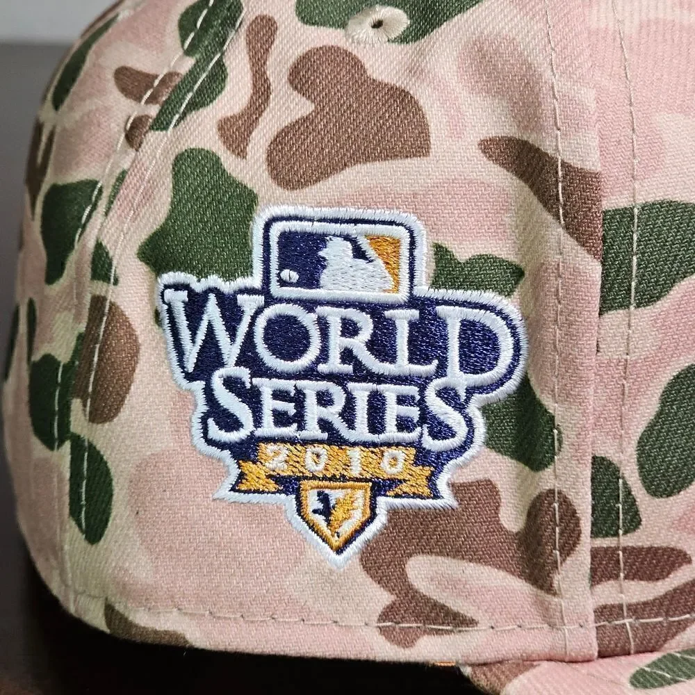 New Era San Francisco Giants Duck Camo 59Fifty Fitted Hat 2010 World Serie 7 1/4